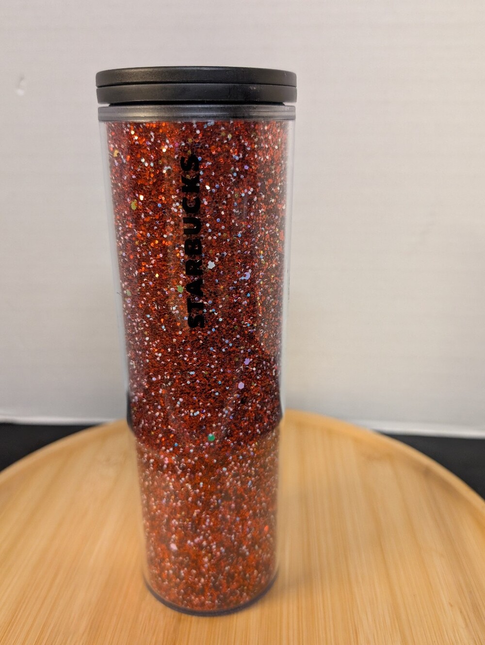 New STARBUCKS Tumbler 2018 red gold glitter